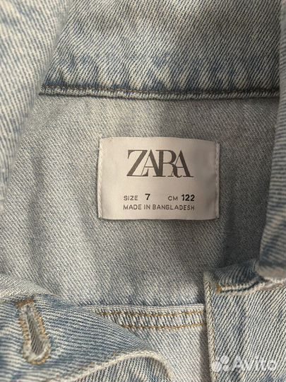 Джинсовка для девочки zara