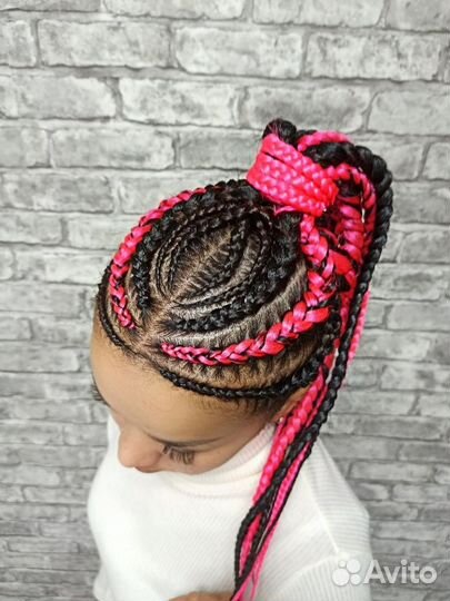 Косы с канекалоном, брейды, афрокосы, афролоконы