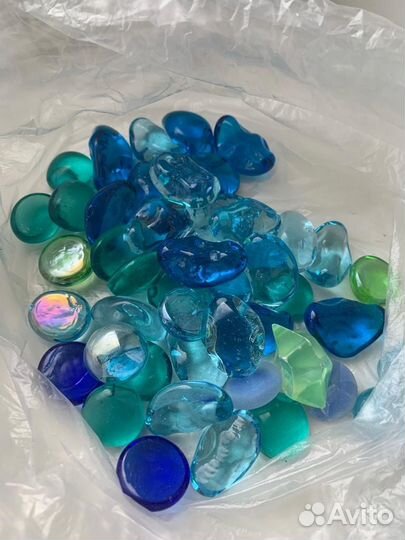 Стеклянные шарики, грунт для аквариума