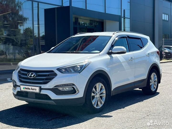 Hyundai Santa Fe 2.2 AT, 2018, 177 000 км