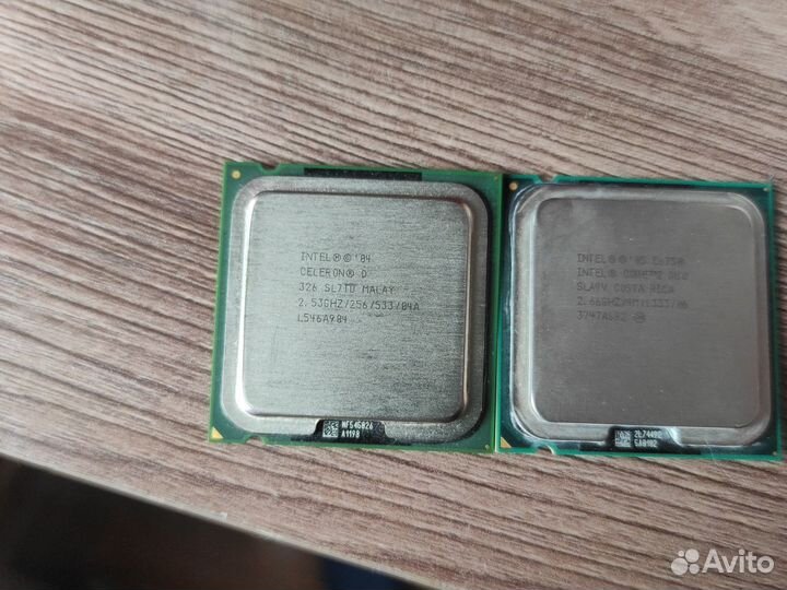 Процессоры intel