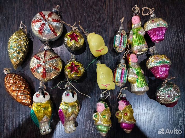Елочные игрушки СССР советские