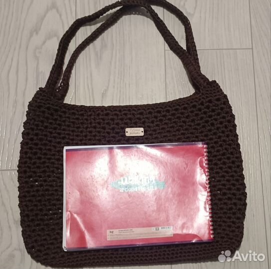 Сумка из шнура ручная работа