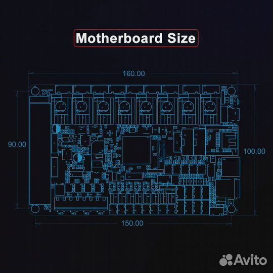 Плата управления bigtreetech Octopus Pro (446) 60