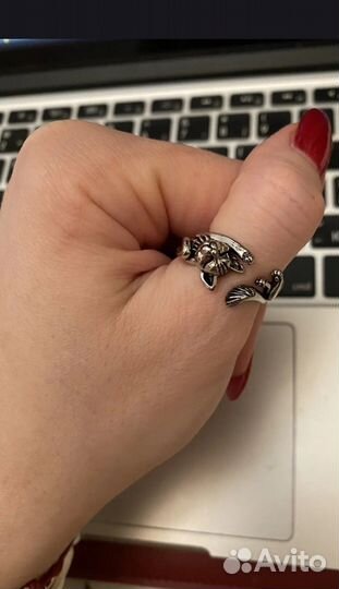 Кольцо Кот удачи