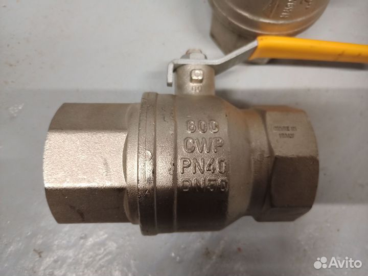 Кран шаровый на газ Ду50 Pn40