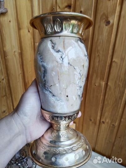 Вазы из цветного стекла СССР