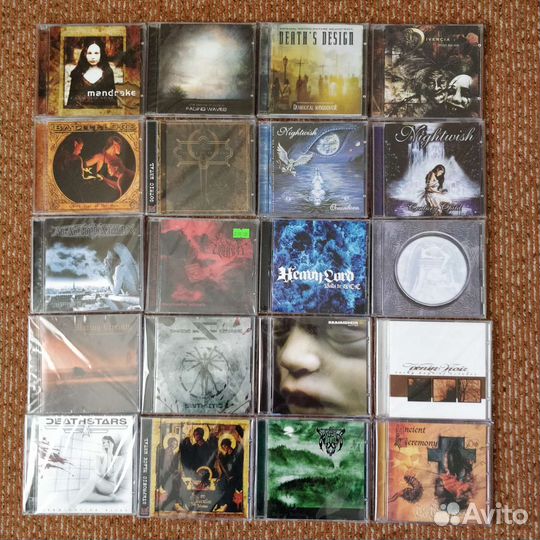 CD Sirenia, Tristania, Nightwish, Epica, Beseech
