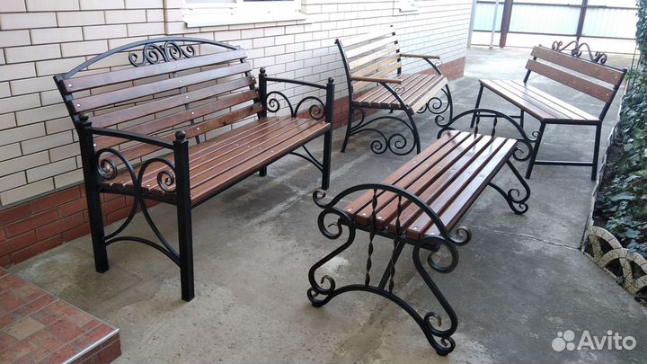 Скамейка лавочка садовая