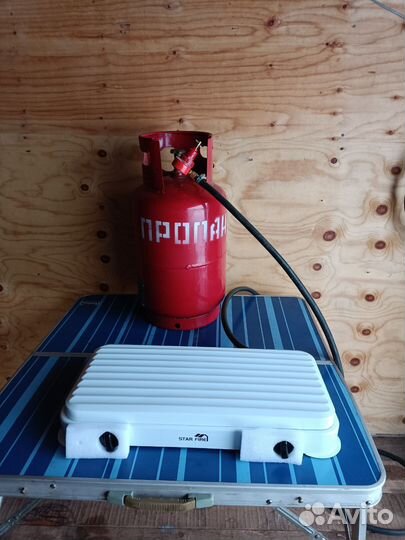 Плитка газовая двухкомфорочная с баллоном