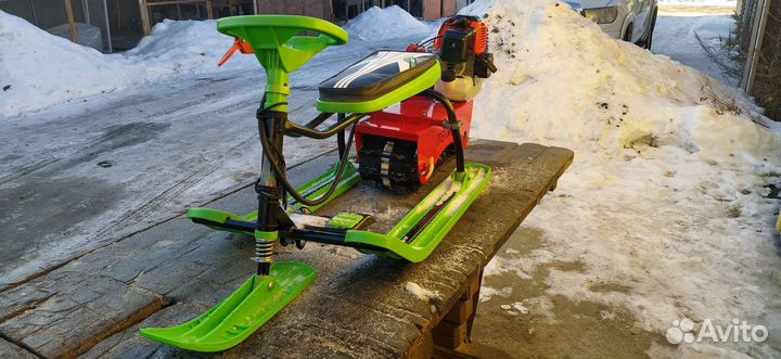 Снегокат с гусеницей