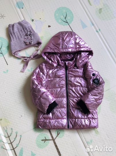 Куртка с шапочкой для девочки