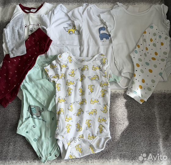 Пакет детских вещей для мальчика 56-80