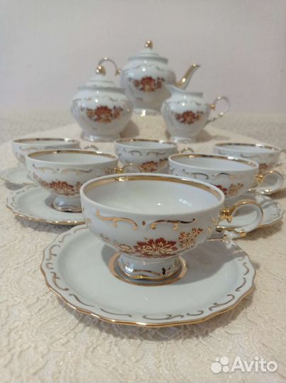 Чайный сервиз дулево новый