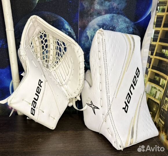 Вратарский Комплект Ловушка+Блокер Bauer INT