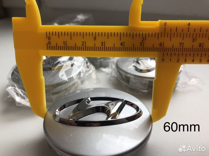 Колпачки на литые диски hyundai 60 mm