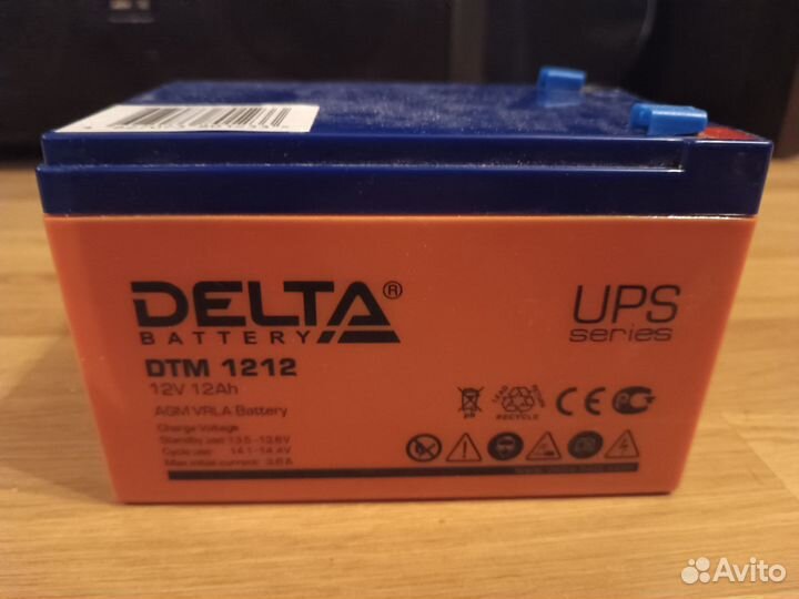 Аккумулятор Delta DTM 1212