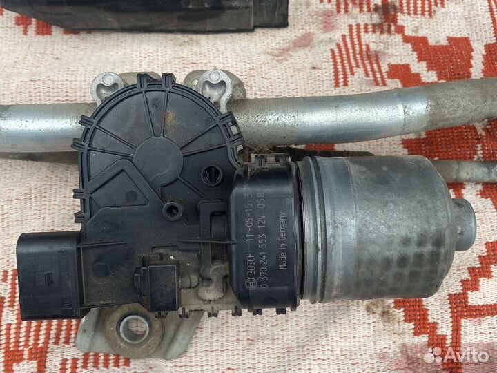 Opel astra h тропеция дворников с мотором