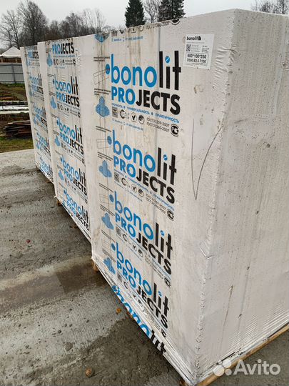 Газоблоки, Пеноблоки с завода Бонолит
