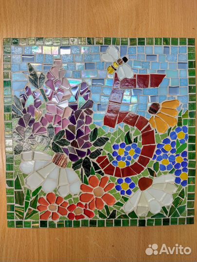 Номер дома. Табличка. Мозаика. Для улицы