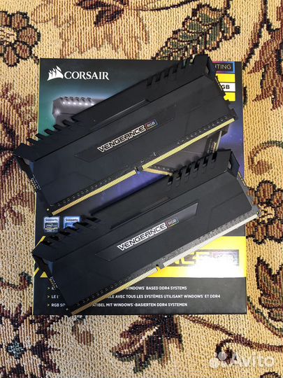 Corsair ddr4 16gb (2x8gb) 3200mhz pc-25600