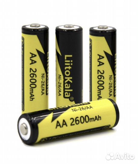 Аккумулятор AA (4 шт) LiitoKala 2600 mAh