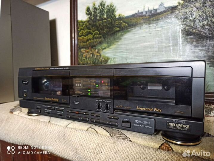 Дека кассетная Fisher CR-W9025