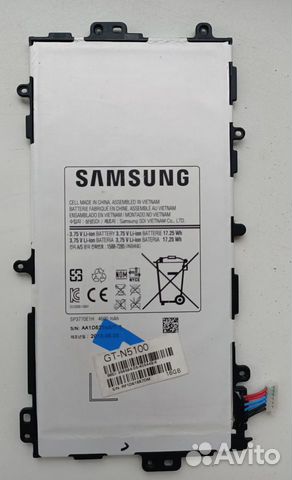 Новый аккумулятор для планшета Samsung