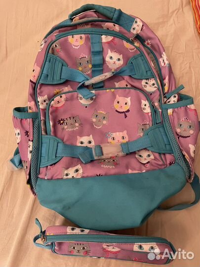 Рюкзак с пеналом для девочки