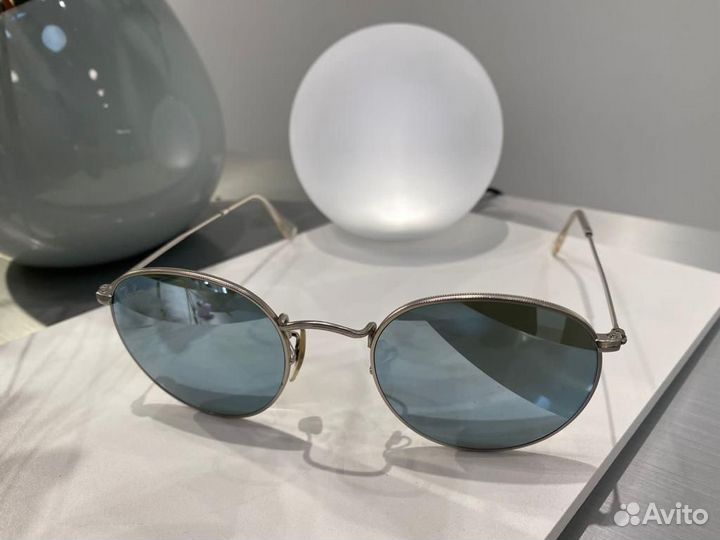 Солнцезащитные очки Ray-Ban Round Metal Flash
