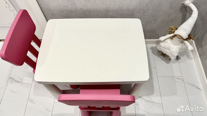 Детский стул и стол IKEA маммут