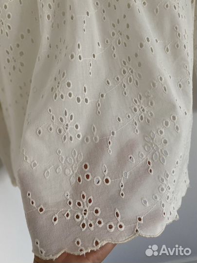 Блуза рубашка хлопок шитье Нидерланды р.S