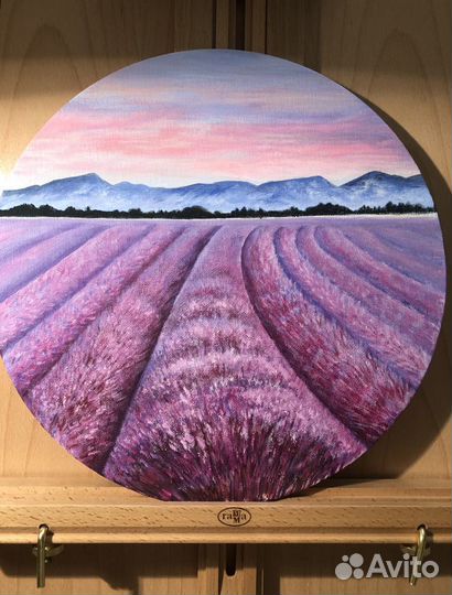 Картина интерьерная. «Лавандовые поля»