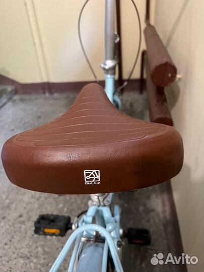 Складной велосипед Shulz Krabi V-brake голубой