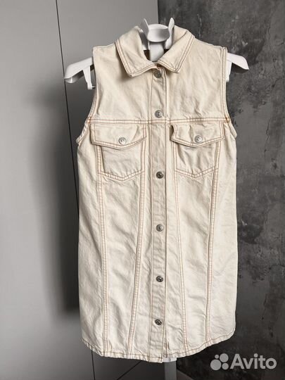 Джинсовое платье zara