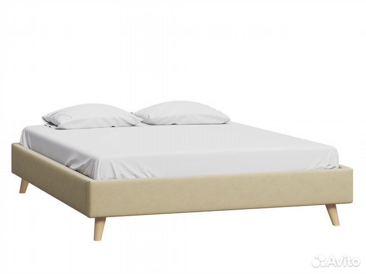 Кровать Бран-1 160 Velvet Beige