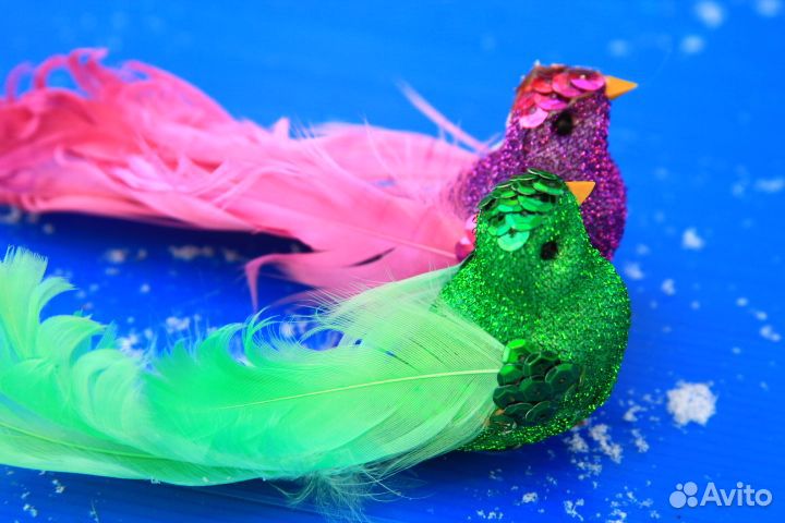 Птички на проволоке для декора