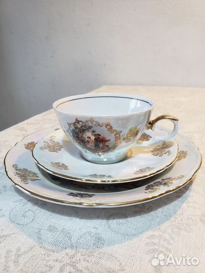 Сервиз чайный Kahla ГДР на 6 персон,30 предм