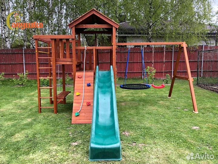 Детский уличный спортивный комплекс для дачи