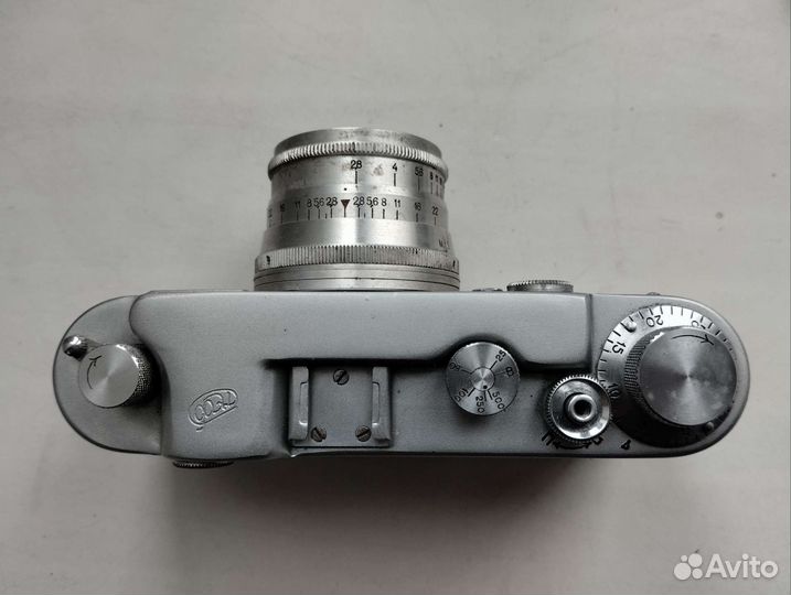 Фотоаппарат фэд-2 красный, фестивальный