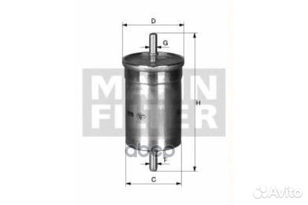 Mann фильтр топливный WK 6002 WK6002 mann-filter