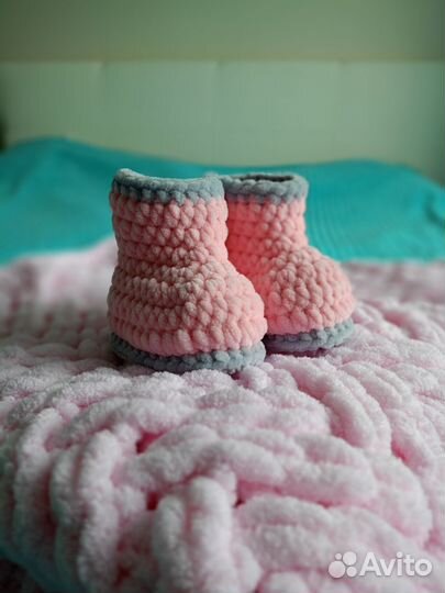 Плед вязаный в наличии