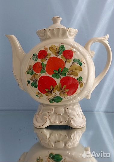 Чайник заварочный/сахарница,фарфор,СССР