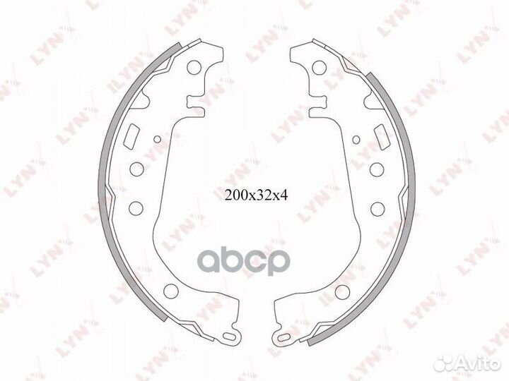 Колодки тормозные задние подходит для toyota Ya