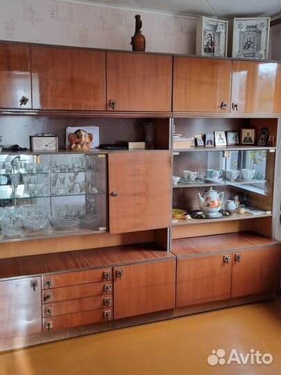 Стенка сервант полированная СССР