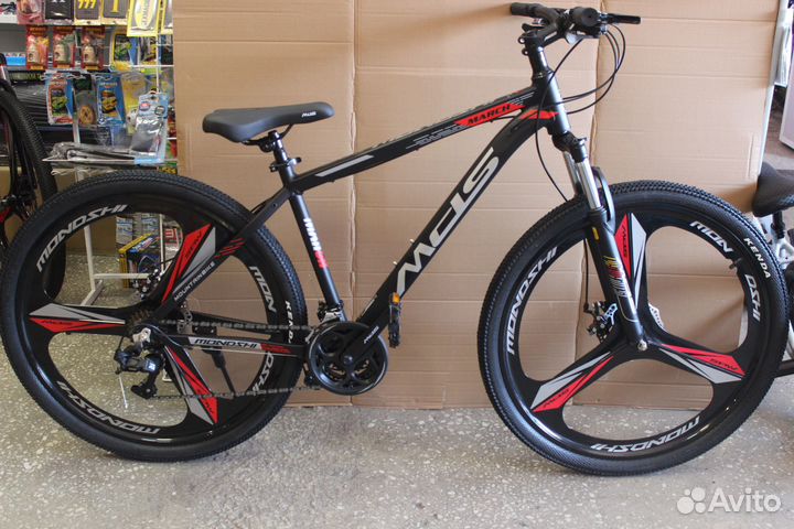 Новый горный Велосипед, литые колёса r 29