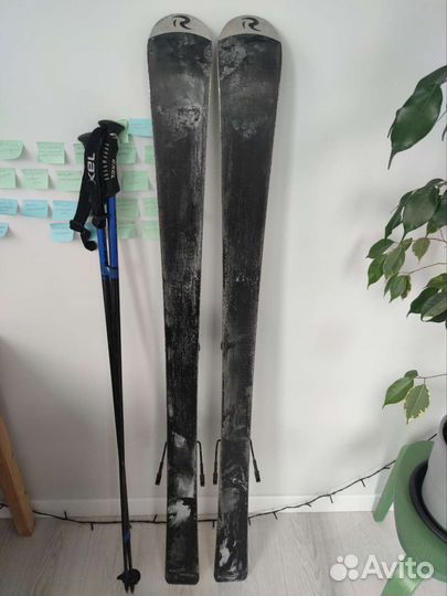 Горные лыжи Rossignol Edge 140, палки Exel 120