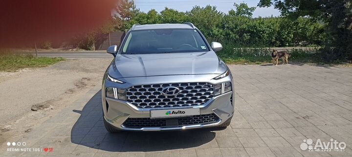 Hyundai Santa Fe 2.5 AT, 2021, 17 500 км