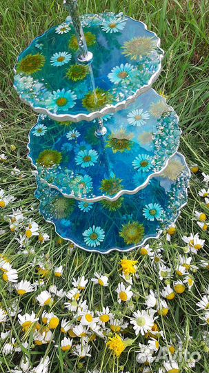 Фруктовница/этажерка с сухоцветами