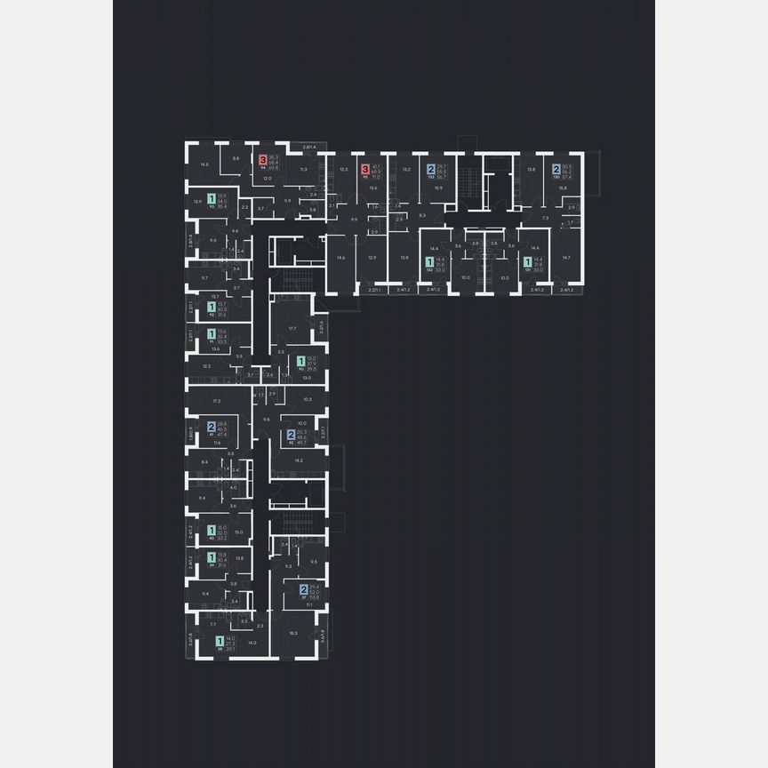1-к. квартира, 31,6 м², 7/9 эт.